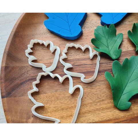 Silicone veiner, Oak leaf, style 2, set or individually
