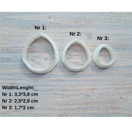 Silicone veiner, Leaf, style 2, set or individually