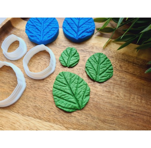 Silicone veiner, Leaf, style 2, set or individually