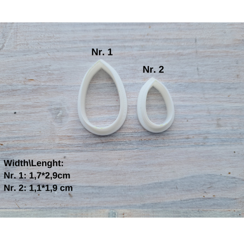 Silicone veiner, Leaf, style 4, set or individually