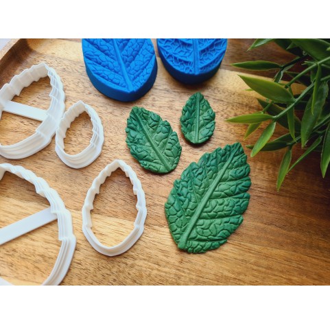 Silicone veiner, Leaf, style 5, set or individually