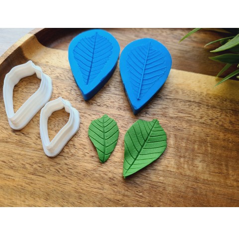 Silicone veiner, Leaf, style 6, set or individually