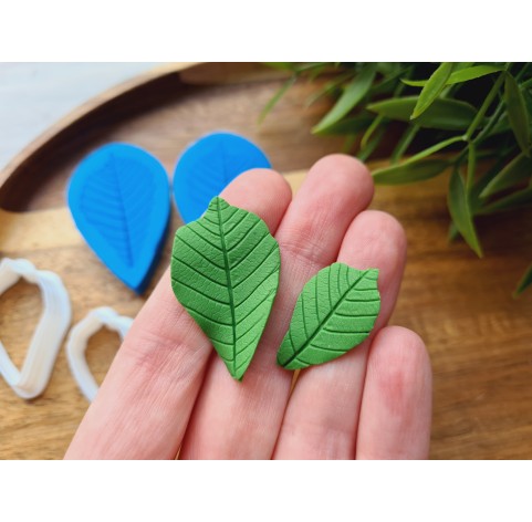 Silicone veiner, Leaf, style 6, set or individually