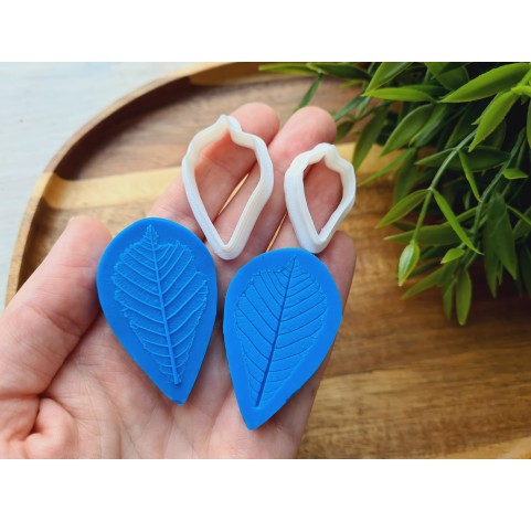Silicone veiner, Leaf, style 6, set or individually