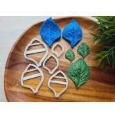 Silicone veiner, Hydrangea leaf, style 2, set or individually