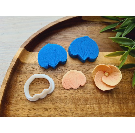 Silicone veiner, Hydrangea petal texture, style 2, set or individually