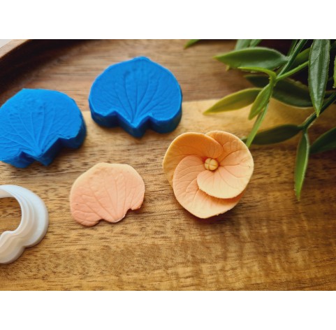 Silicone veiner, Hydrangea petal texture, style 2, set or individually