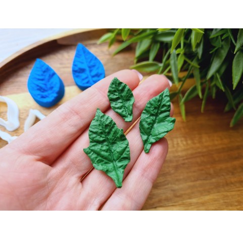 Silicone veiner, Poinsettia leaf, style 1, set B, set or individually