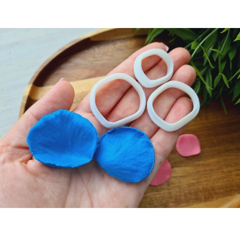 Silicone veiner, Rose petal texture, style 5, set or individually
