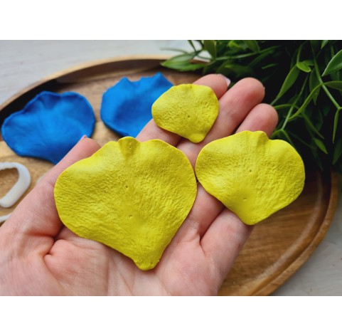 Silicone veiner, Rose petal texture, style 1, set or individually