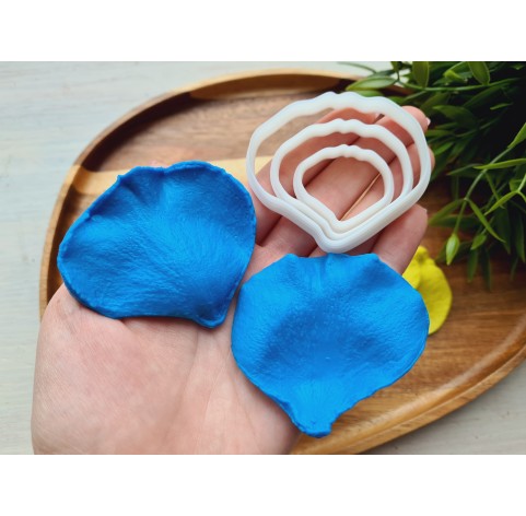 Silicone veiner, Rose petal texture, style 1, set or individually