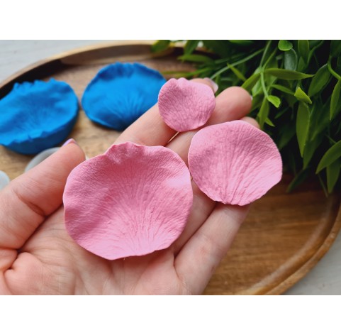 Silicone veiner, Rose petal texture, style 2, set or individually