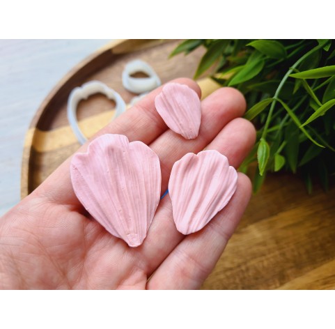 Silicone veiner, Petal texture, style 1, set or individually