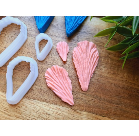 Silicone veiner, Iris petal texture, set or individually