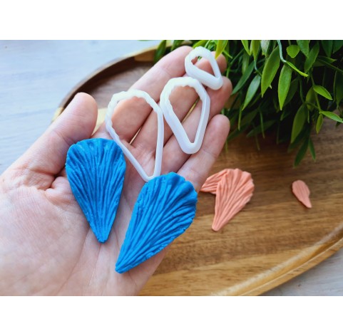 Silicone veiner, Iris petal texture, set or individually