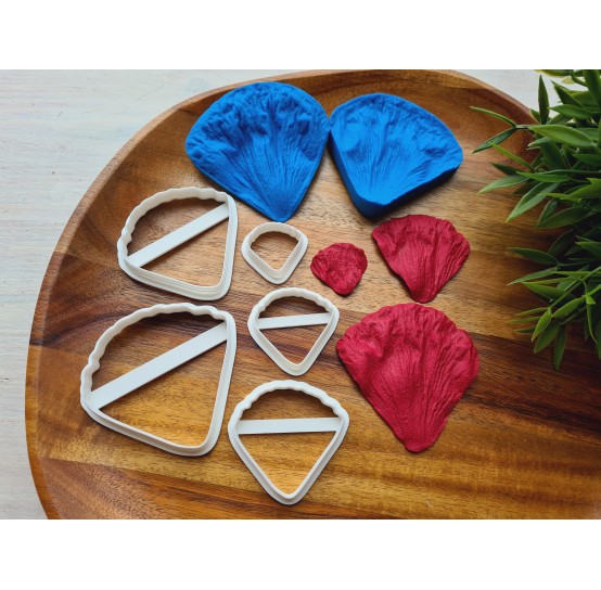 Silicone veiner, Petal texture, style 3, set or individually