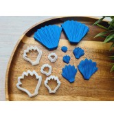 Silicone veiner, Petal texture, style 4, set or individually
