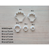 Silicone veiner, Petal texture, style 4, set or individually