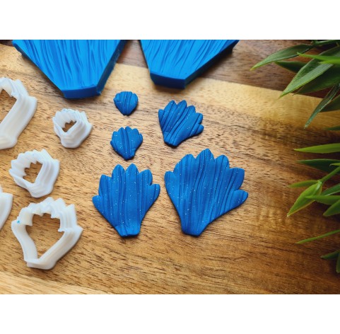 Silicone veiner, Petal texture, style 4, set or individually