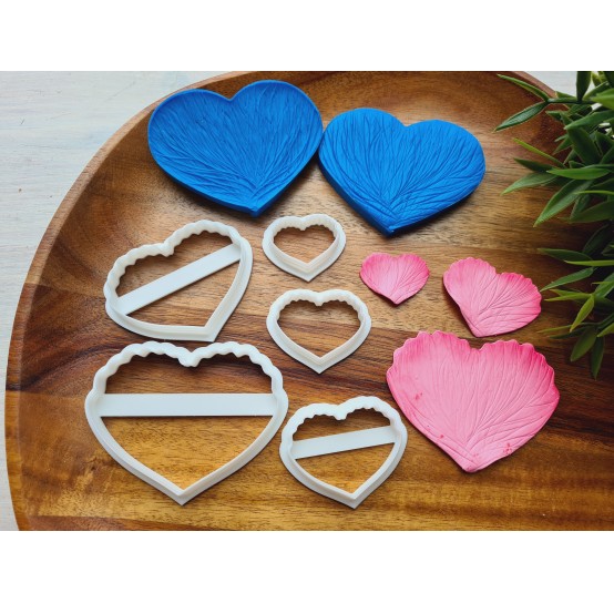 Silicone veiner, Petal texture, style 5, set or individually