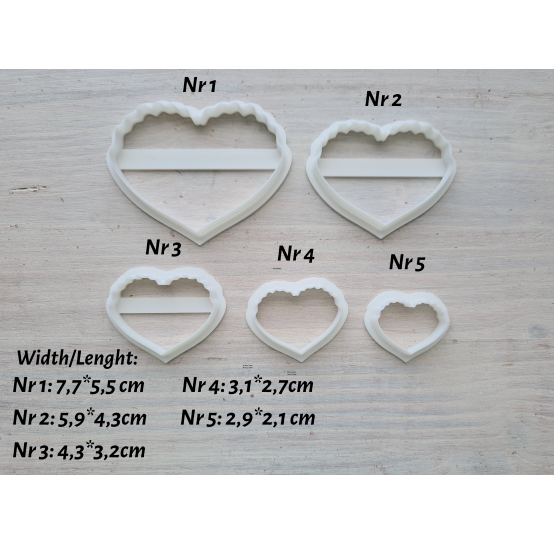 Silicone veiner, Petal texture, style 5, set or individually