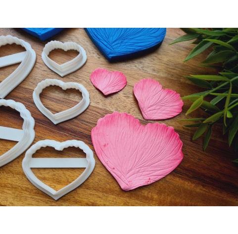 Silicone veiner, Petal texture, style 5, set or individually