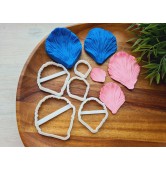 Silicone veiner, Peony petal texture, set or individually