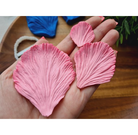 Silicone veiner, Peony petal texture, set or individually