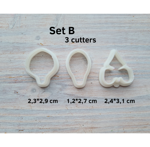 Silicone veiner, Orchid petal texture, style 1, Set A, Set B or Set C, set or individually