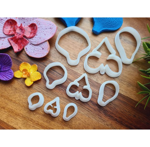 Silicone veiner, Orchid petal texture, style 1, Set A, Set B or Set C, set or individually