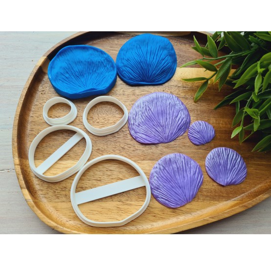 Silicone veiner, Anemone petal texture, style 2, large, set or individually