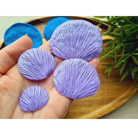 Silicone veiner, Anemone petal texture, style 2, large, set or individually