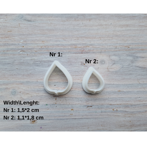 Silicone veiner, Lilac leaf, set or individually