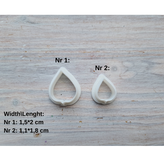 Silicone veiner, Lilac leaf, set or individually