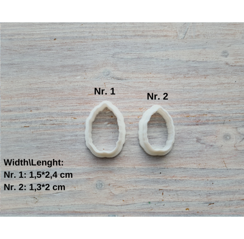 Silicone veiner, Rose leaf, style 2, set or individually