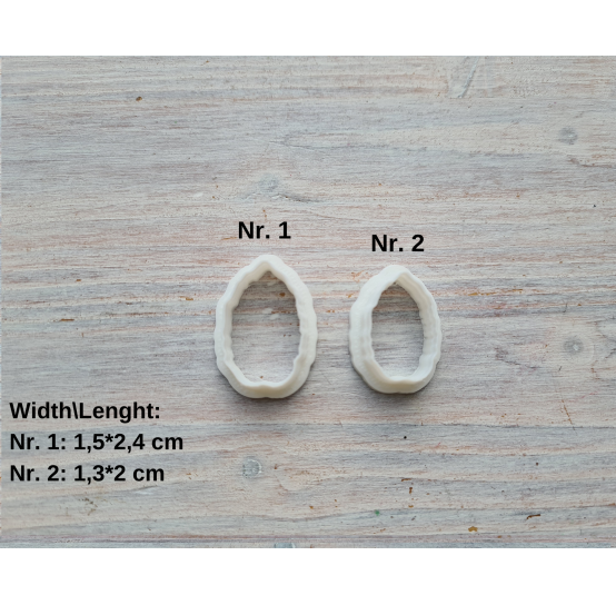 Silicone veiner, Rose leaf, style 2, set or individually