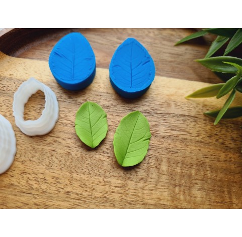Silicone veiner, Rose leaf, style 2, set or individually