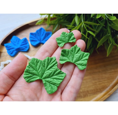 Silicone veiner, Cloudberry leaf, set or individually