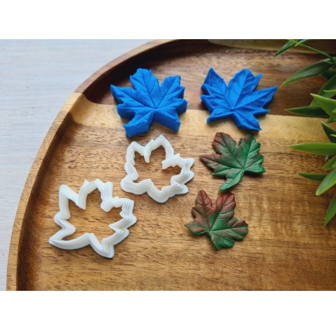 Silicone veiner, Maple leaf, set or individually