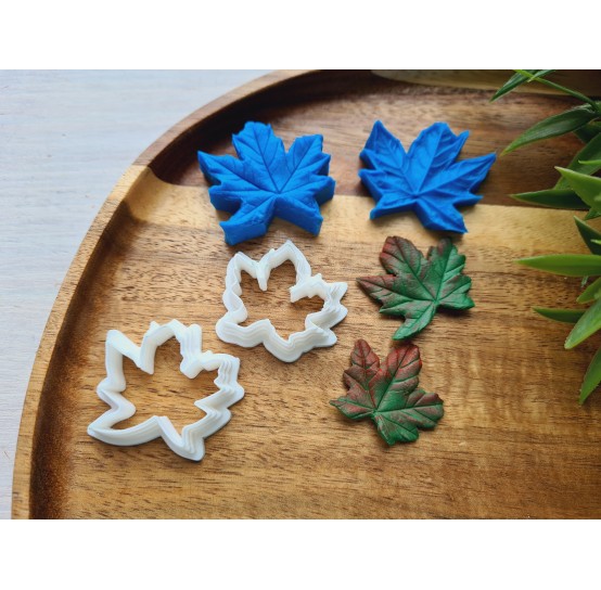 Silicone veiner, Maple leaf, set or individually