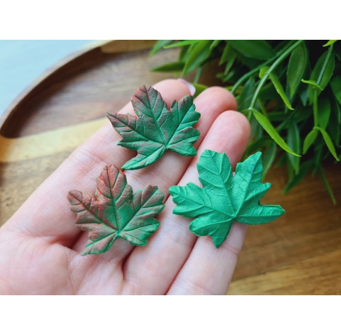 Silicone veiner, Maple leaf, set or individually
