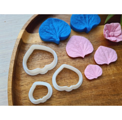 Silicone veiner, Hydrangea petal texture, style 3, set or individually