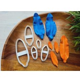 Silicone veiner, Lily petal texture, style 1, set or individually