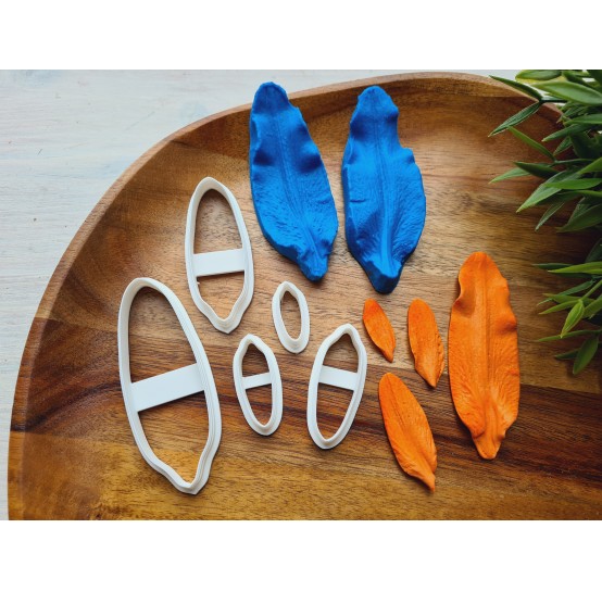 Silicone veiner, Lily petal texture, style 1, set or individually