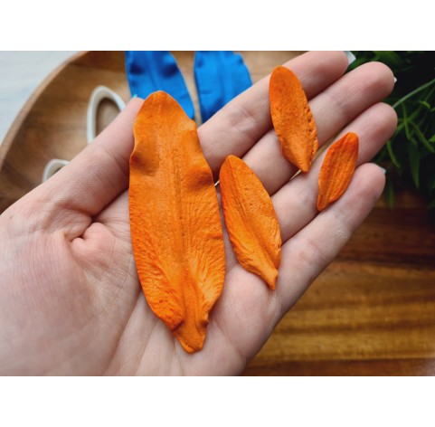 Silicone veiner, Lily petal texture, style 1, set or individually
