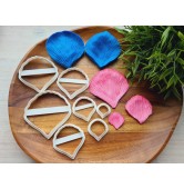 Silicone veiner, Hibiscus petal texture, set or individually
