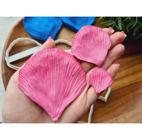 Silicone veiner, Hibiscus petal texture, set or individually