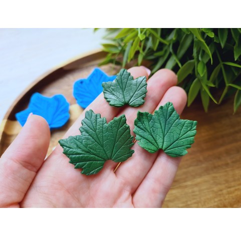 Silicone veiner, Currant leaf, set or individually