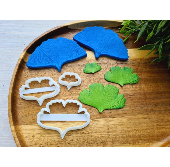 Silicone veiner, Ginkgo leaf, set A, set or individually