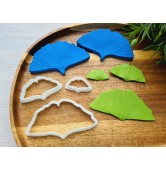 Silicone veiner, Ginkgo leaf, set B, set or individually